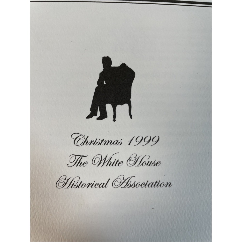 White House Historical Association ornament 1999 Abraham Lincoln Complete W/box - Picture 4 of 10